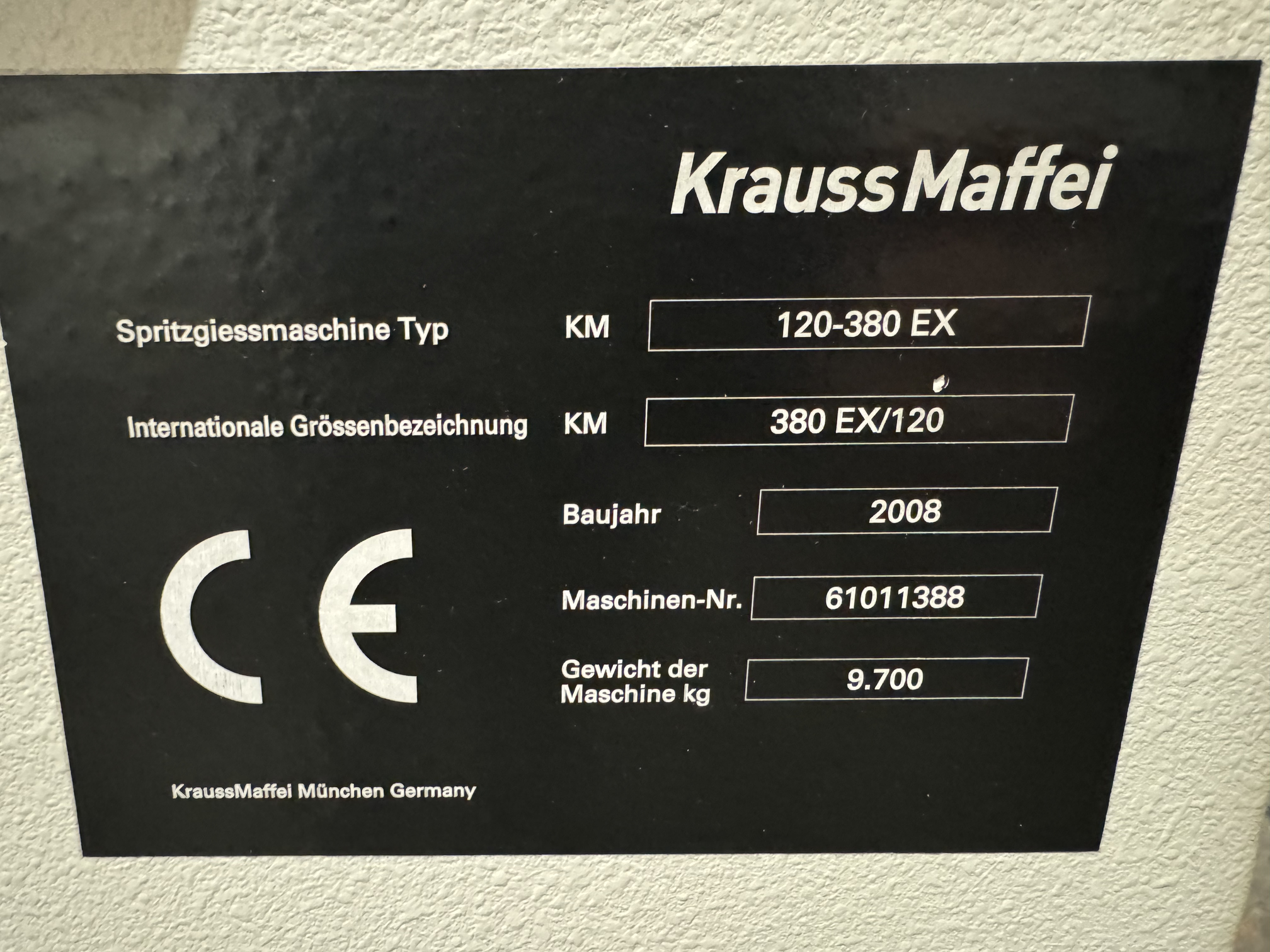 Krauss-Maffei KM 120-380 EX